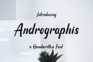 Andrographis Font: A Relaxed Script for Editorial Design