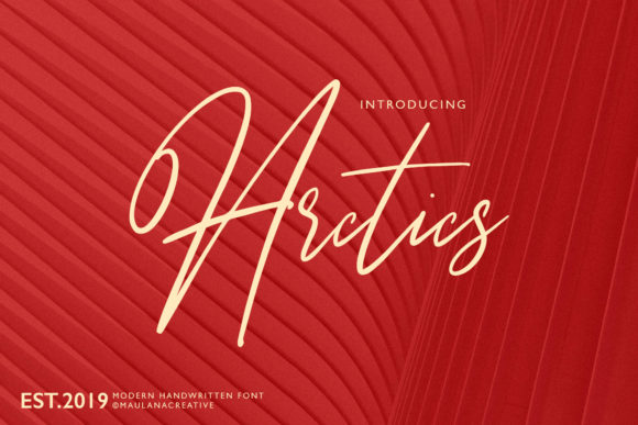 Arctics Font: Handcrafted Charm for Makers