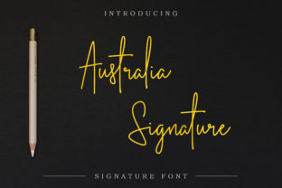 Australia Font Review: Bold Handwritten Style for Business Branding