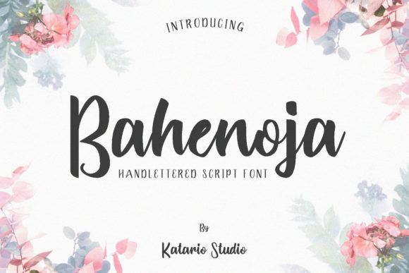 Bahenoja Font: A Fresh Handwritten Typeface for Makers