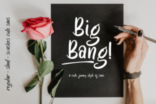 Big Bang Font: Bold Swashes for Small Business Branding