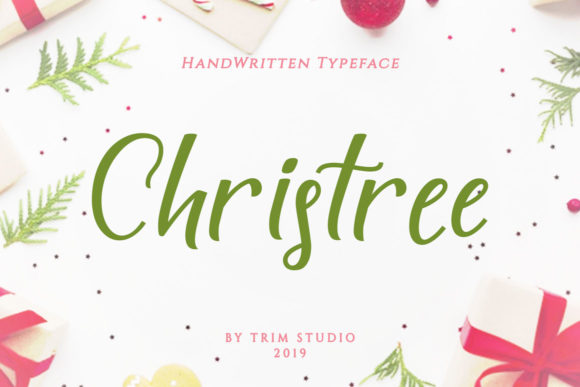 Christree Font: Festive Script for Holiday Campaigns