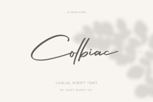 Colbiac Font: Authentic Script for Bold Campaigns