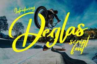 Deglas Font: Modern Script for Editorial Design