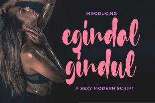 Egindal Gindul Font: Bold Script for Crafters
