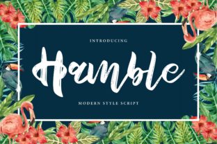 Hamble Font Review: Playful Script for Web Design