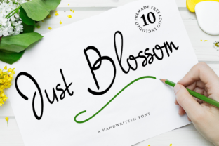 Just Blossom: A Sweet Script for Handmade Creations