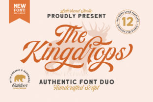 Kingdrops Duo: A Script Font for Brand Identity
