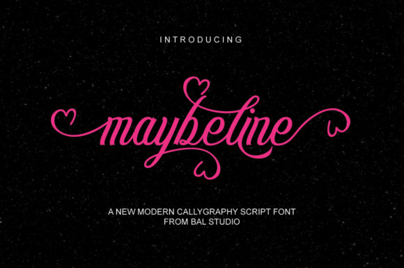 Maybeline Font: Elevating Digital Brand Identity