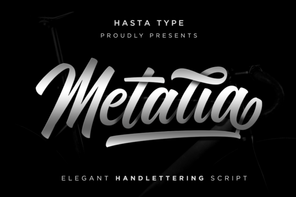 Metalia Font: Elegant Handwritten Script for Makers