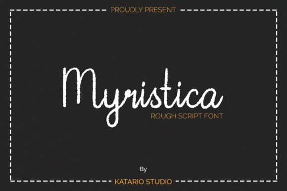 Myristica Font: Elevating Handmade Labels and Invites