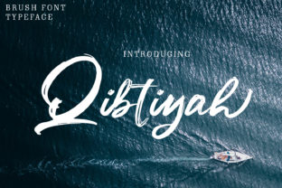 Qibtiyah Font: Bold Script for Handmade Labels