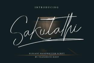 Sakulathi Font: Elegant Script for Editorial Design