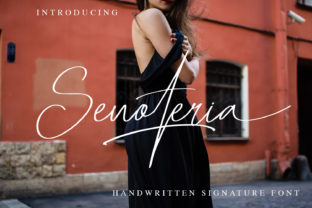Senoteria Font: Elegant Script for Handmade Products
