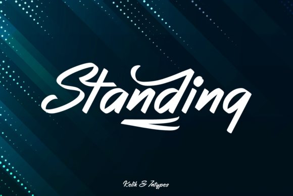Standing: A Bold Script for Modern Branding