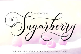 Sugarberry Font: A Handwritten Typeface for Editorial Design