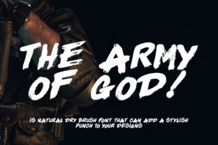 The Army of God Font: Bold Script for Digital Campaigns
