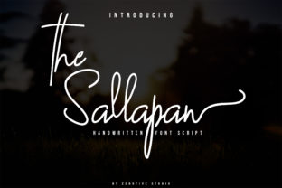 The Sallapan Font: Elegant Script for Handmade Products