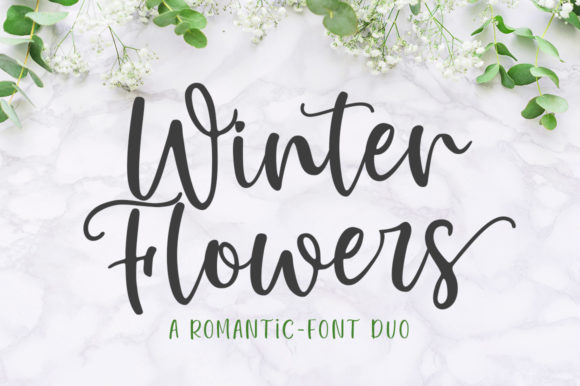 Winter Flowers Font Review: Sophisticated Script for Branding